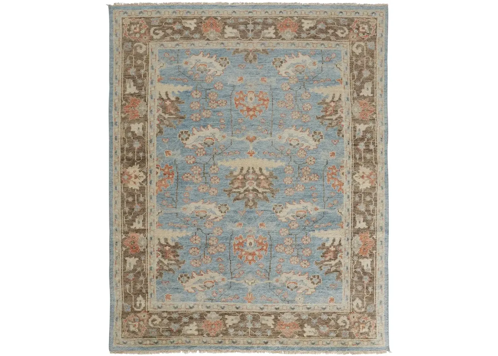 Beall 6710F Blue/Brown 8'6" x 11'6" Rug