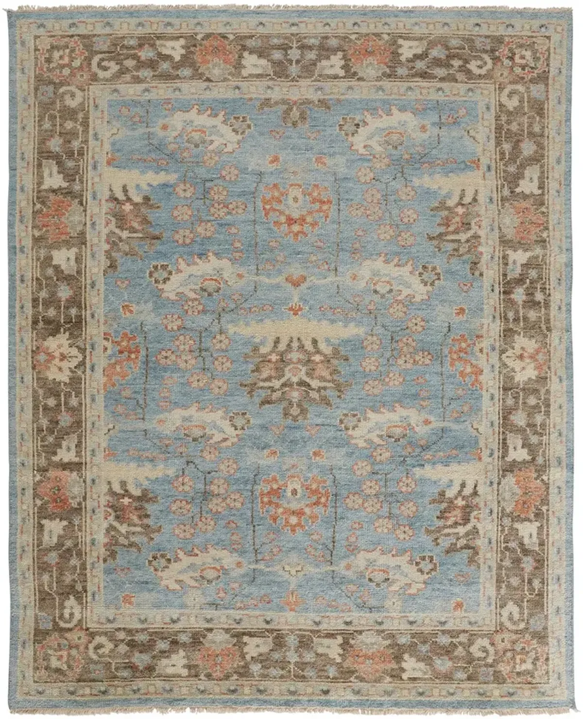 Beall 6710F Blue/Brown 8'6" x 11'6" Rug