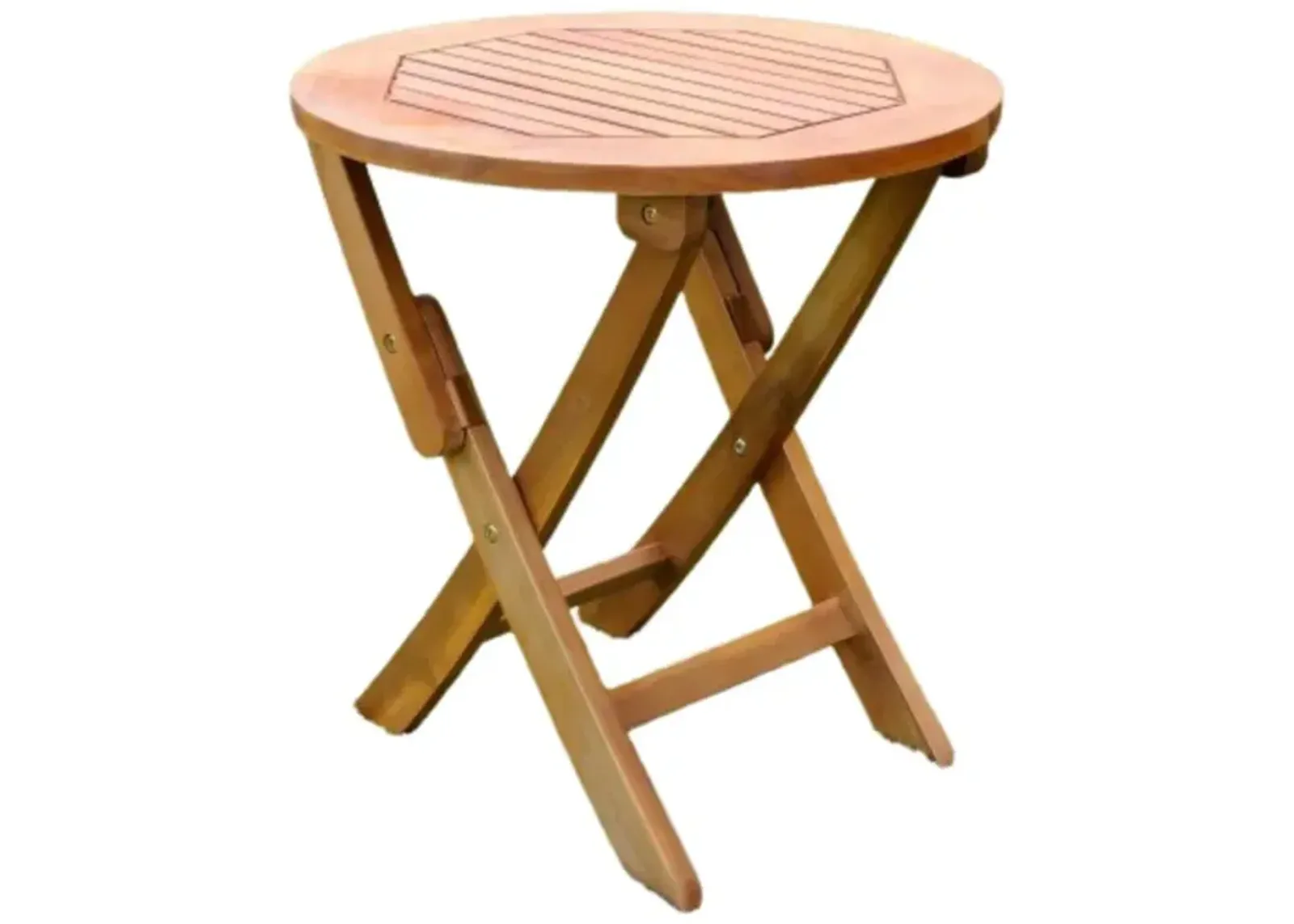 Acacia Round Folding Table