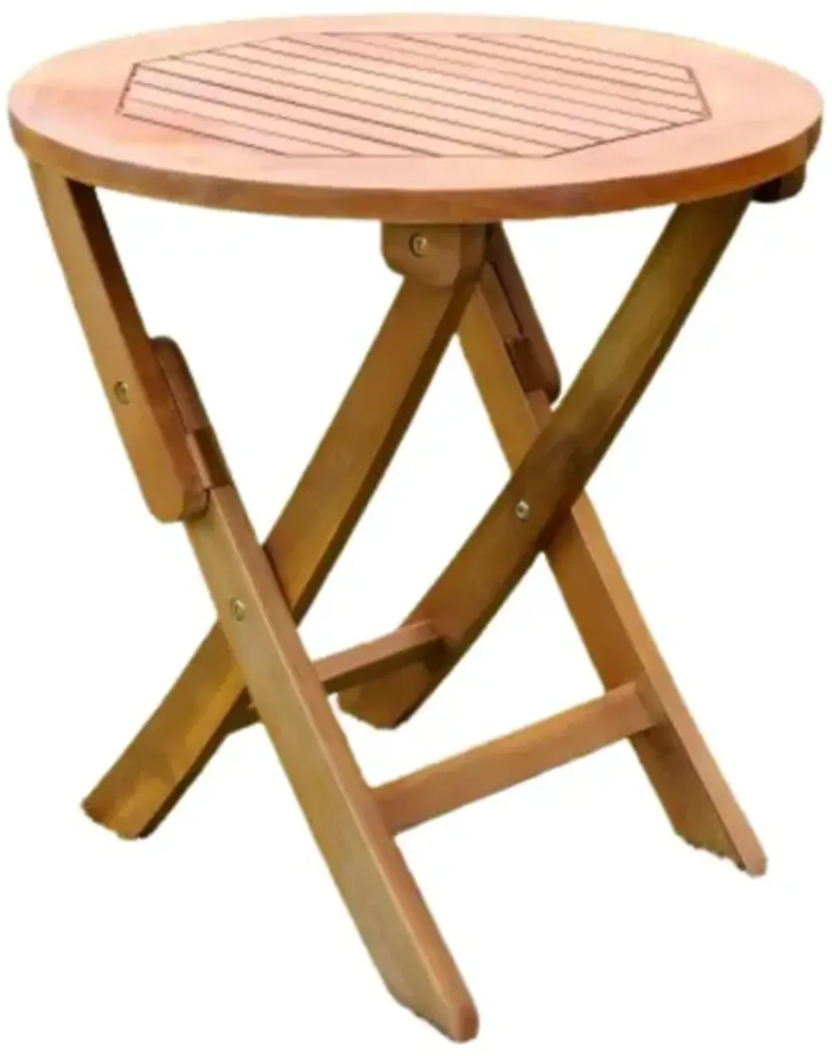 Acacia Round Folding Table