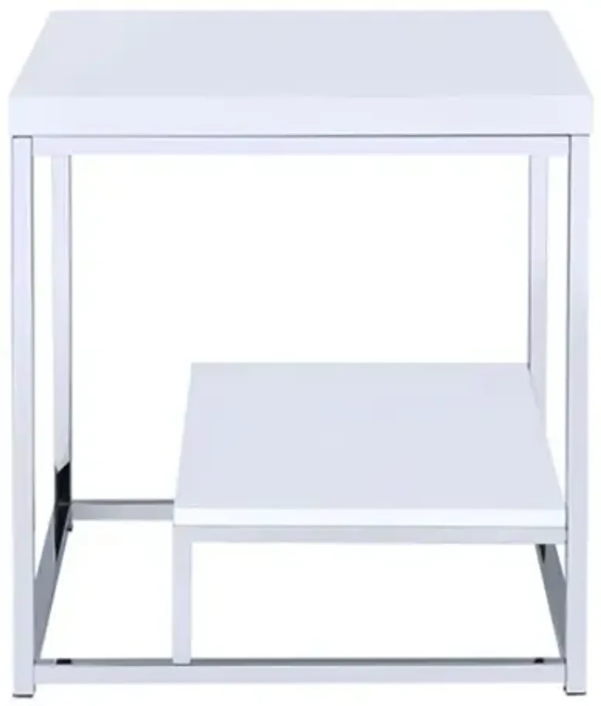 Lucia End Table, White