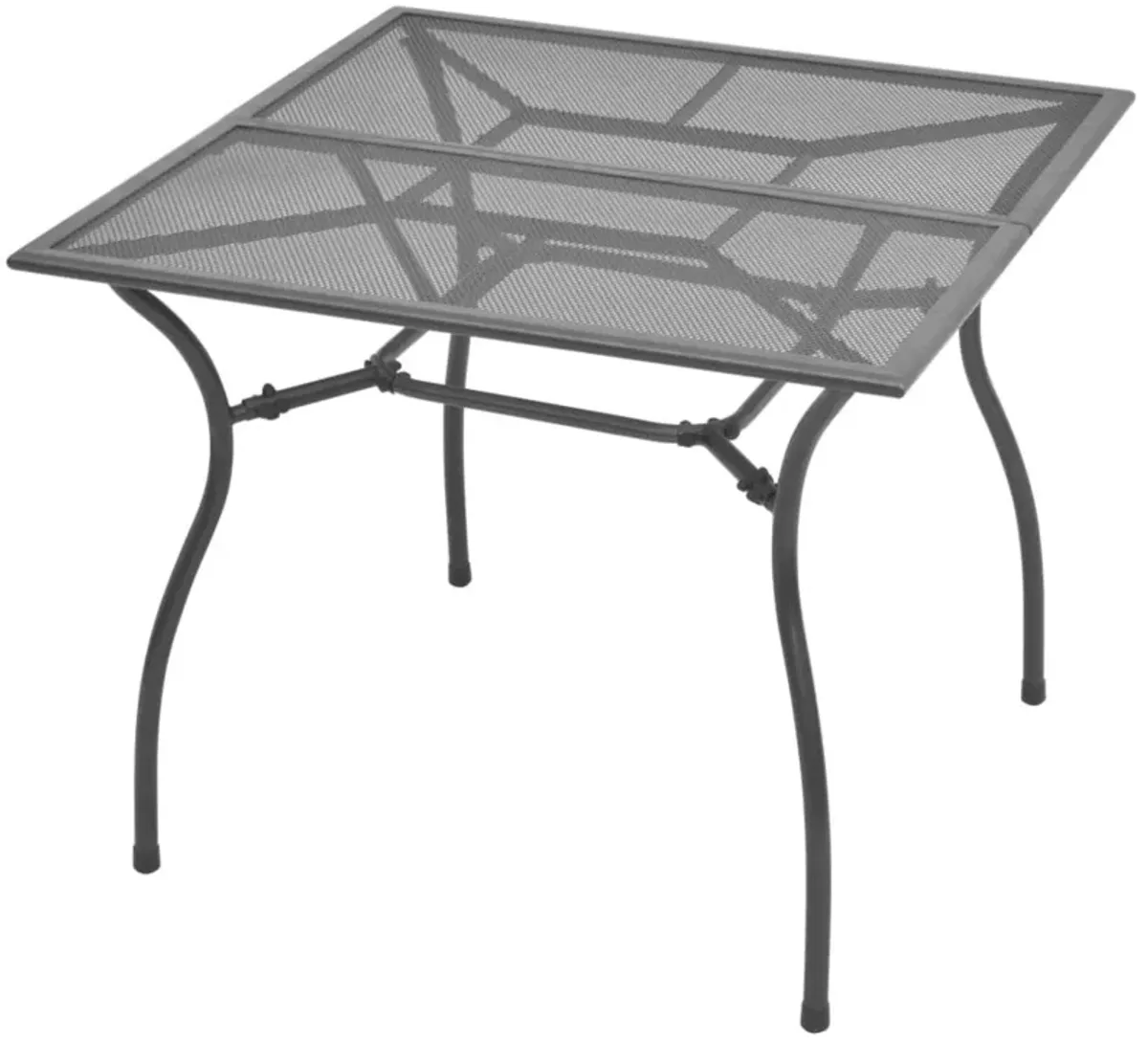 vidaXL 5 Piece Outdoor Dining Set Steel Anthracite