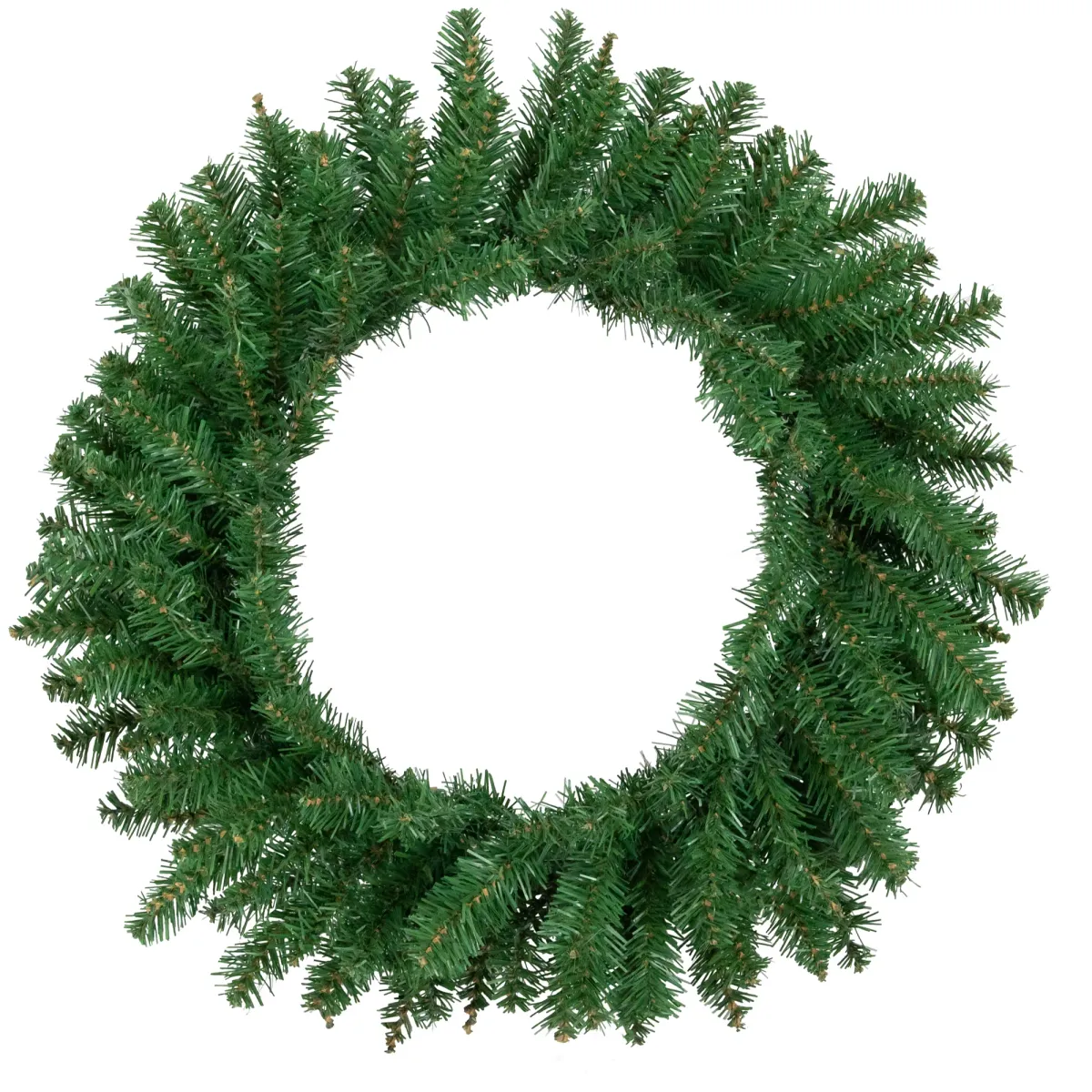 Green Winona Fir Artificial Christmas Wreath  24-Inch  Unlit