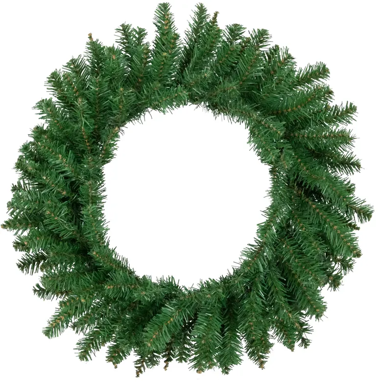 Green Winona Fir Artificial Christmas Wreath  24-Inch  Unlit