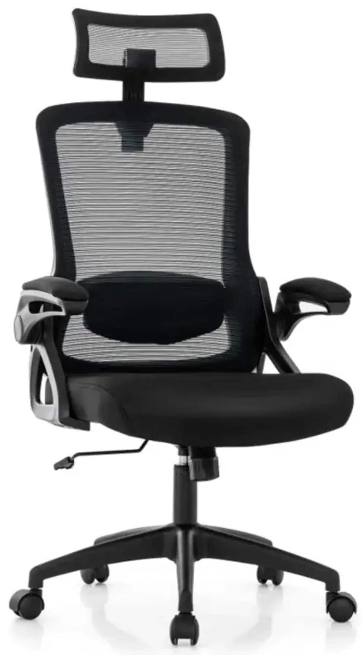 Hivvago Adjustable Swivel Task Chair Ergonomic Office Chair with Adjustable Lumbar Support