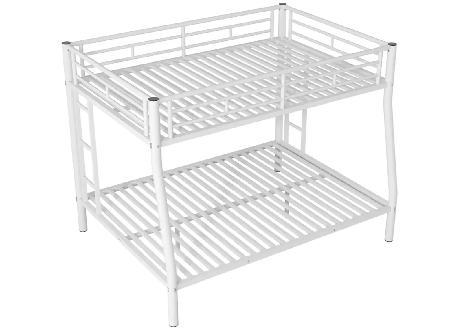 Merax Metal Bunk Bed with Ladders and Guardrails