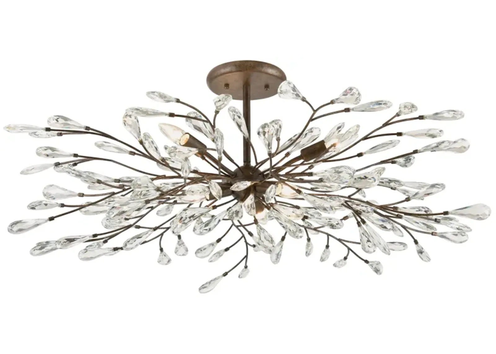 Crislett 41'' Wide 6-Light Semi Flush Mount