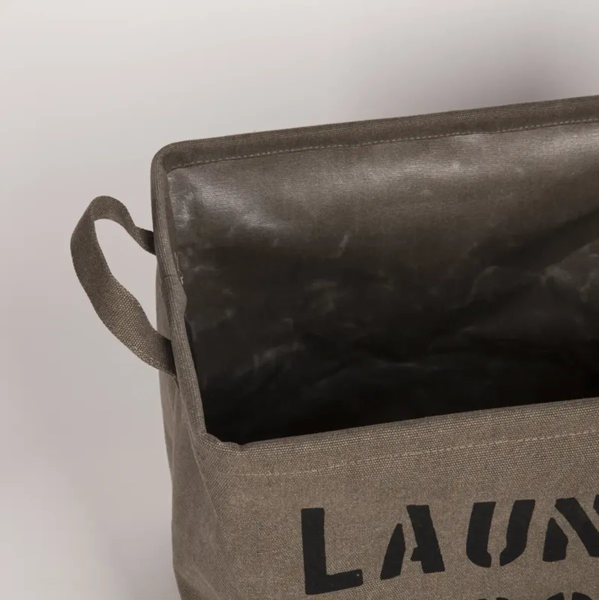 Collapsible Army Canvas Laundry Basket