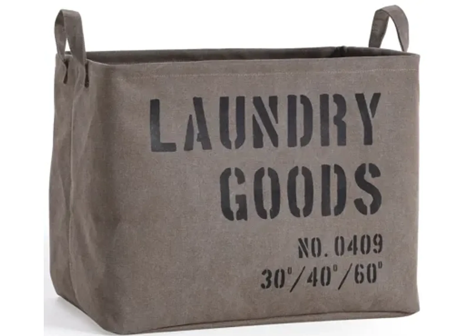 Collapsible Army Canvas Laundry Basket