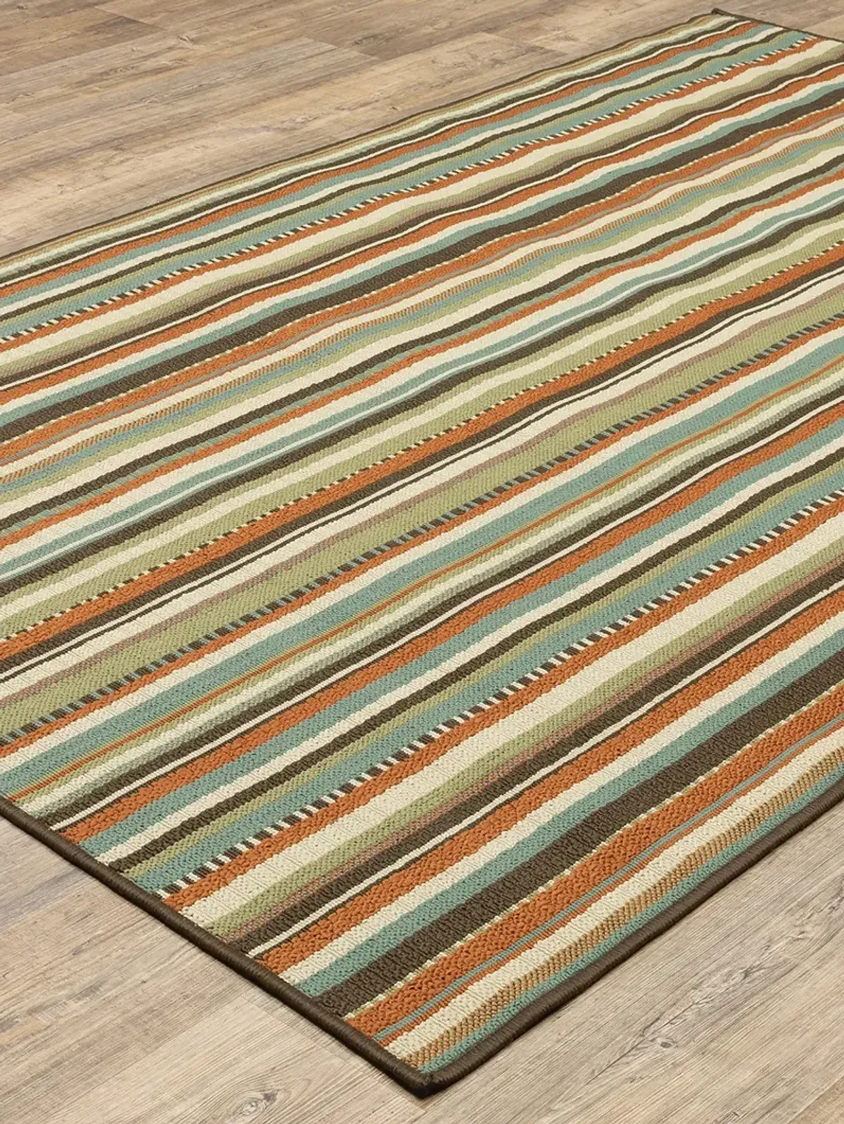 Montego 5'3" x 7'6" Green Rug