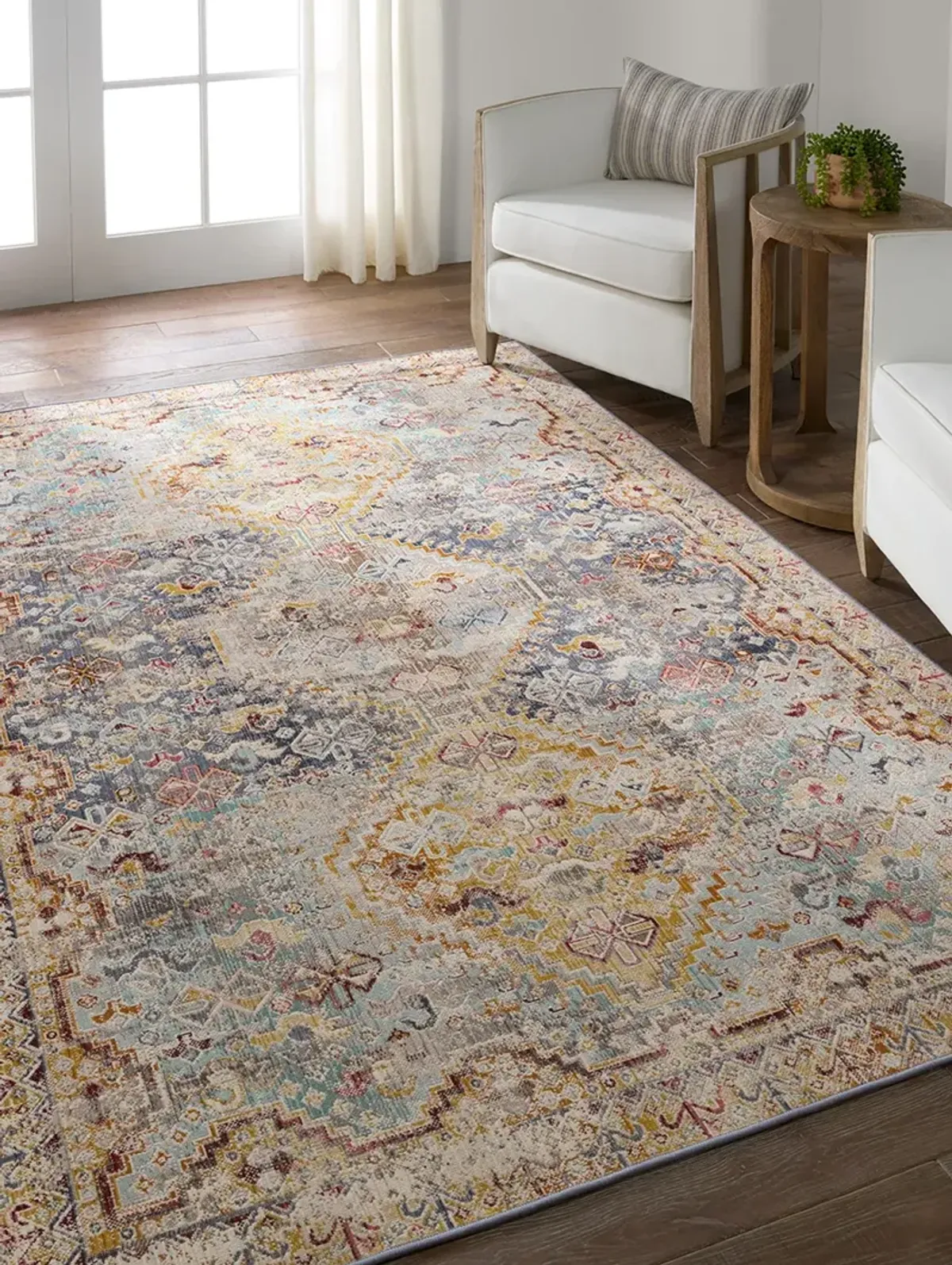 Bequest Esquire Blue 3' x 8' Runner Rug