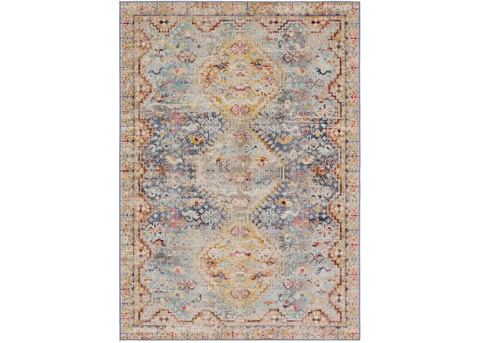 Bequest Esquire Blue 3' x 8' Runner Rug