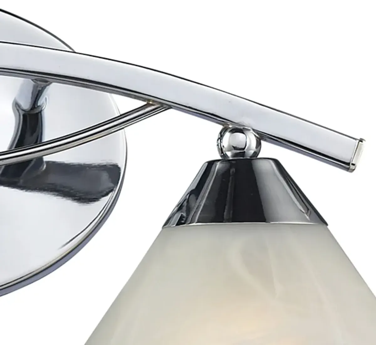 Elysburg 18'' Wide 2-Light Chrome Vanity Light