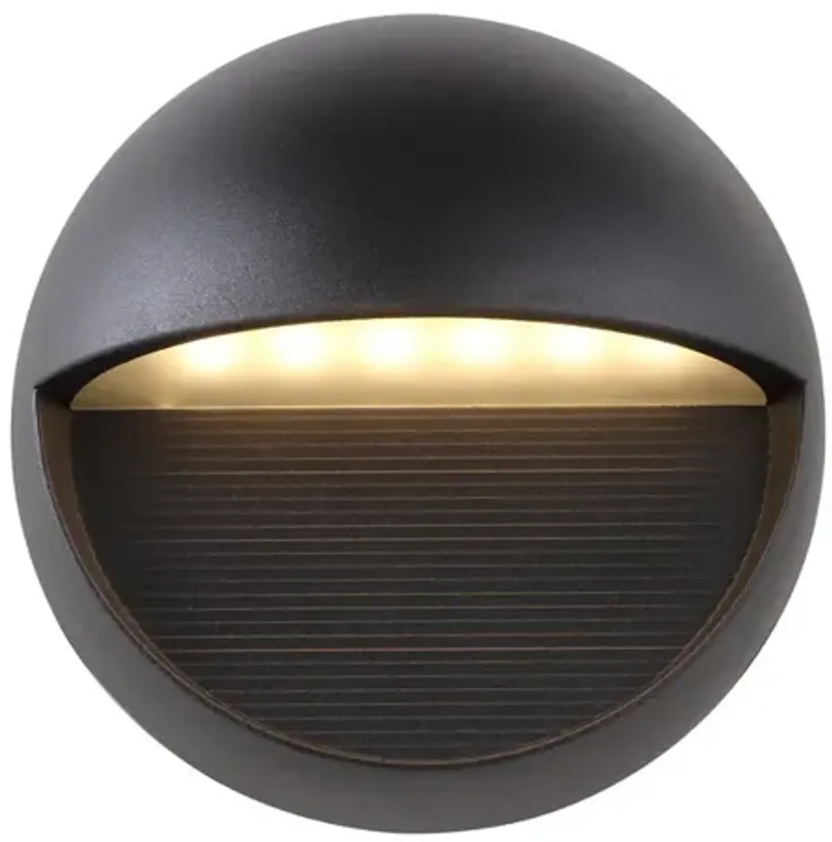 Orbe Outdoor Metal/Glass Integrated LED Wall Sconce