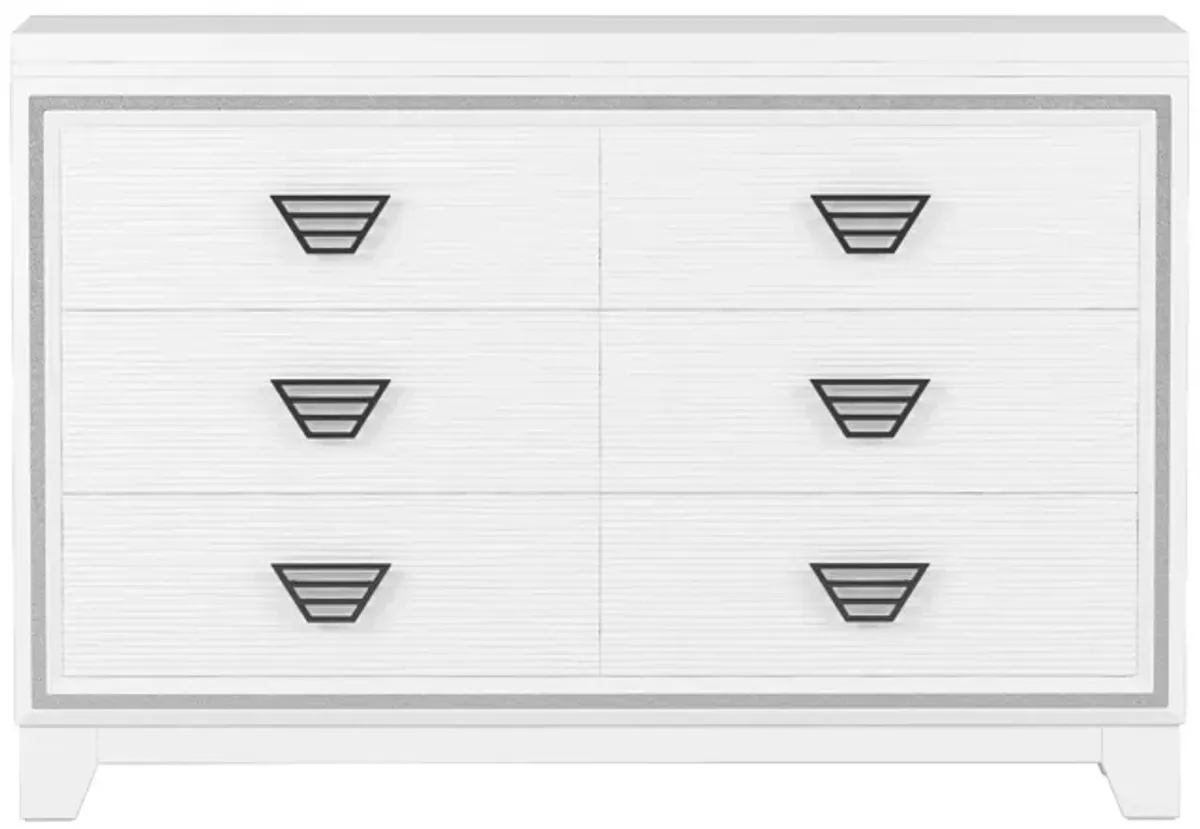 Merax Elegant Dresser Cabinet with 6 Drawers