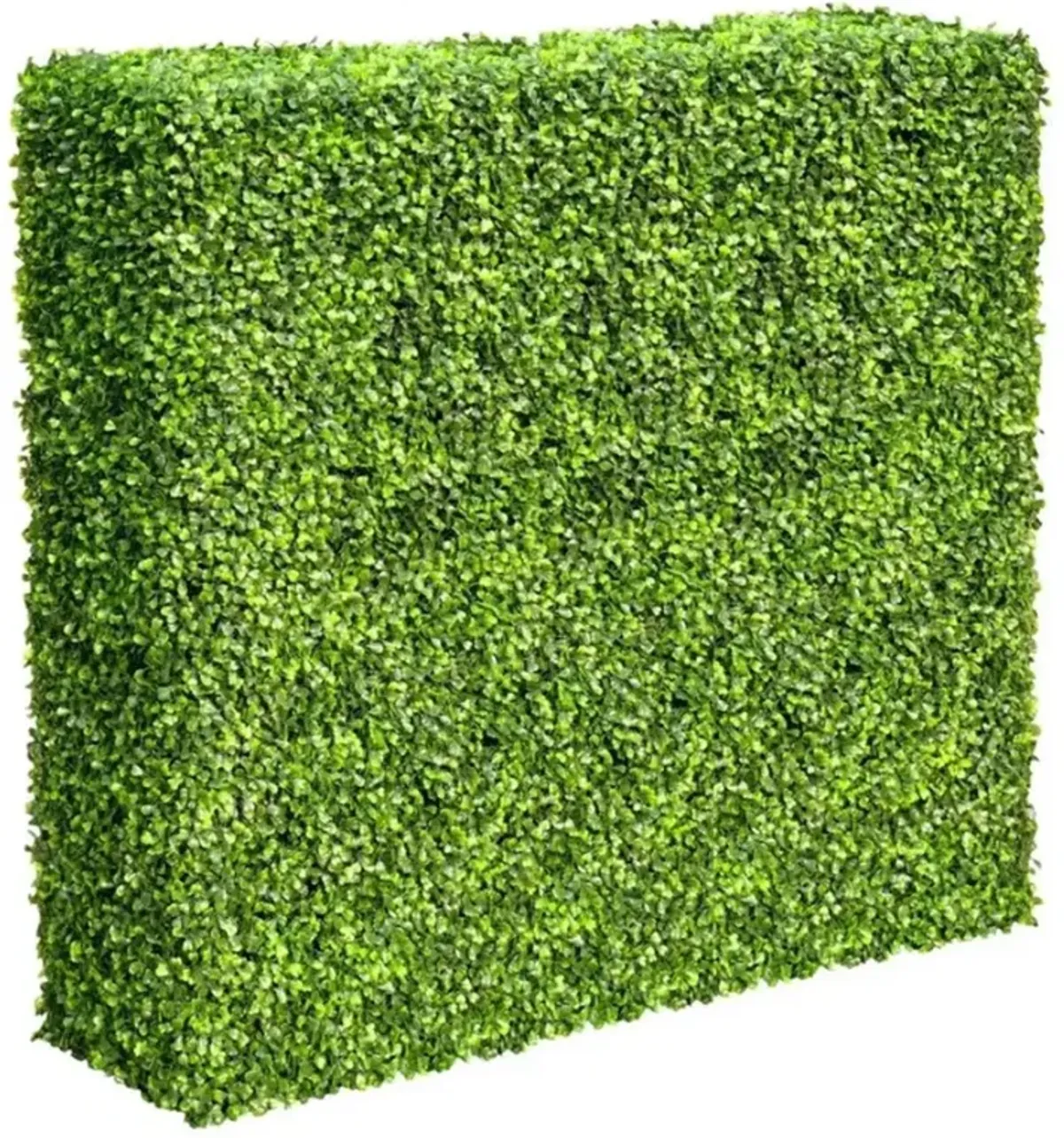 Premium Light Green Artificial Boxwood Hedge 30"L x 30"H Commercial Grade UV Resistant