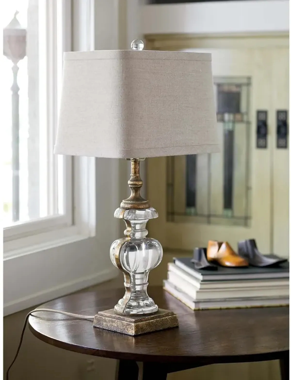 Parisian Glass Table Lamp