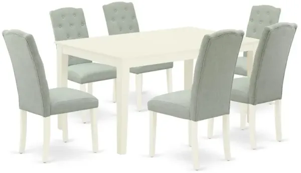 Dining Room Set Linen White