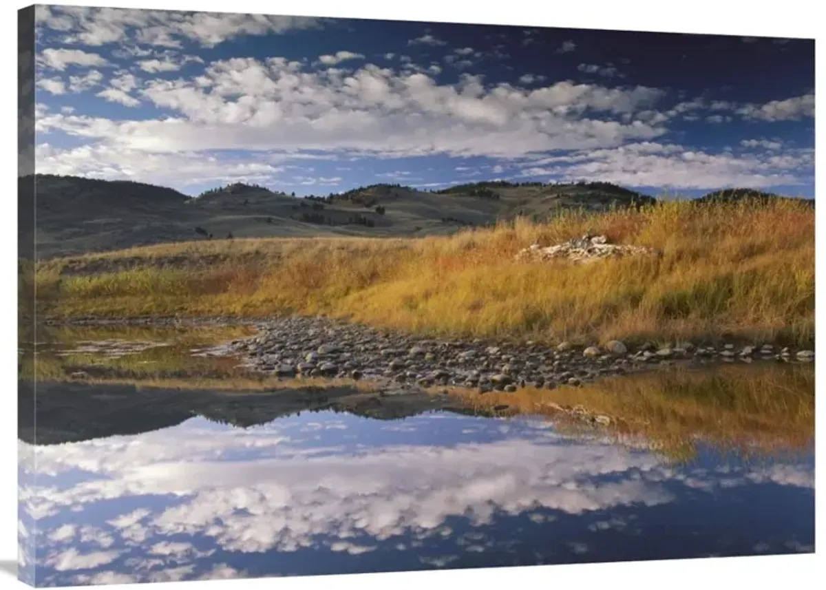 Absaroka Range and Slough Creek, Yellowstone National Park, Wyoming-Canvas Art-40x30