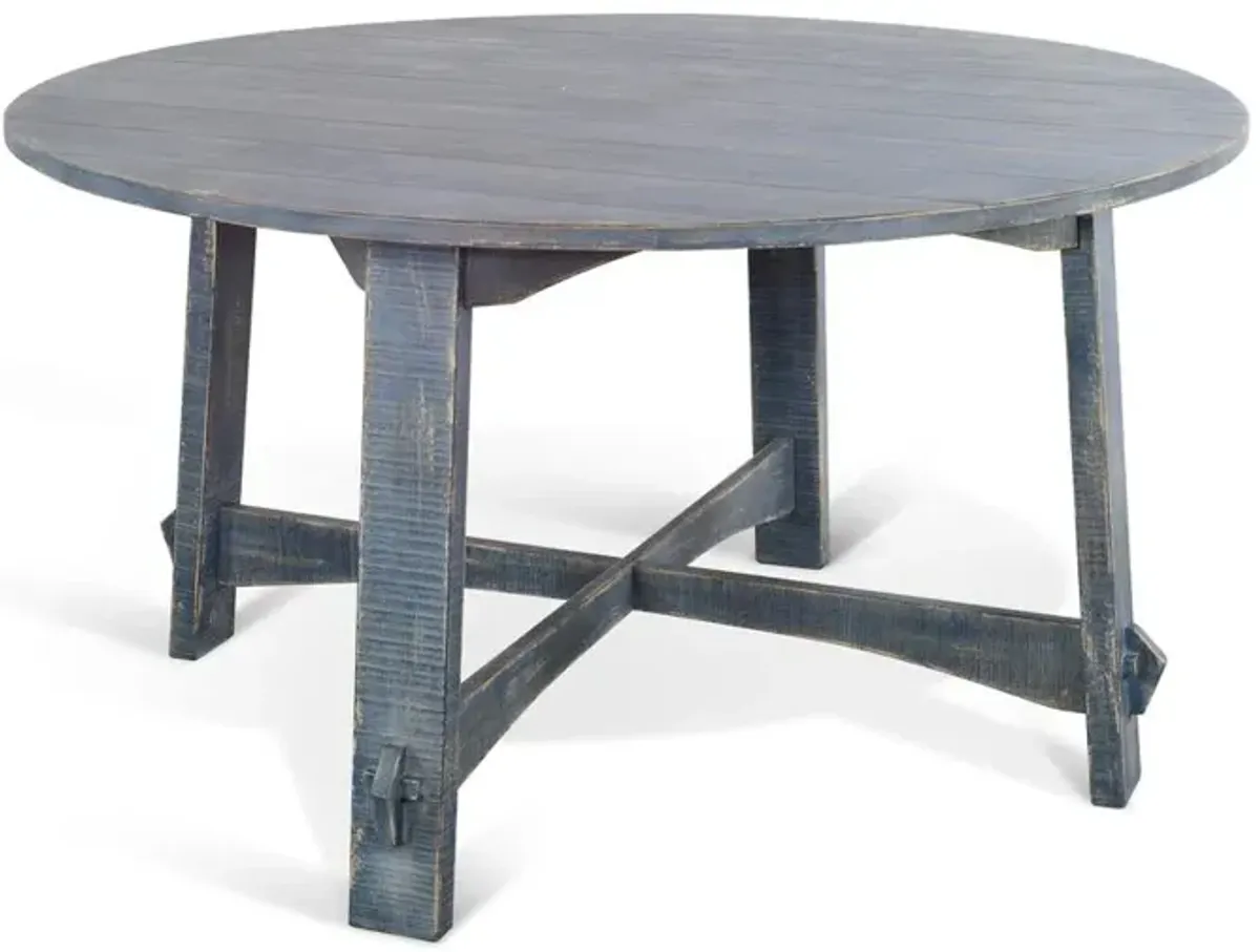 Sunny Designs Ocean Blue 54 Round Dining Table