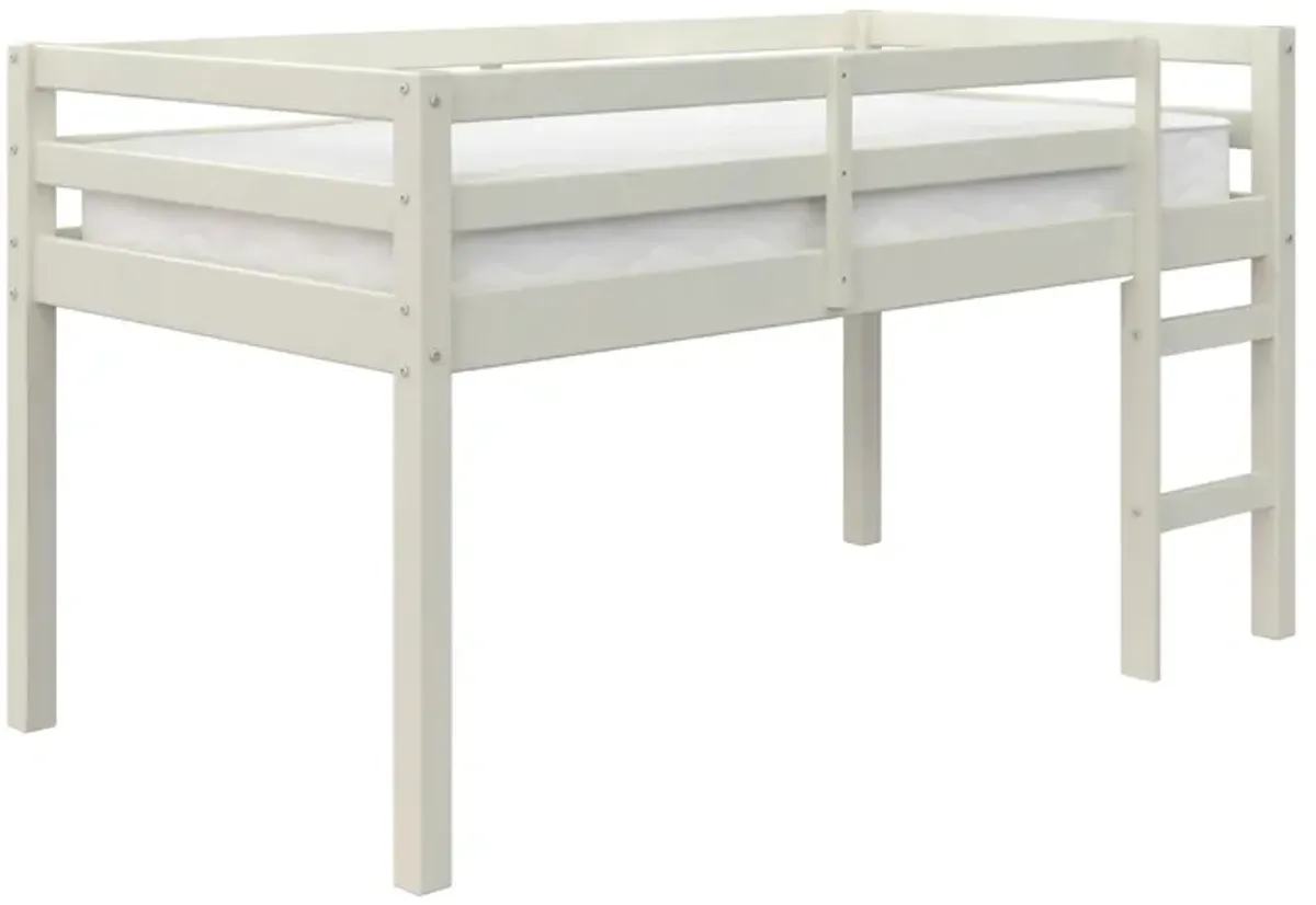 Milton Junior Twin Size Wooden Loft Bed for Kids