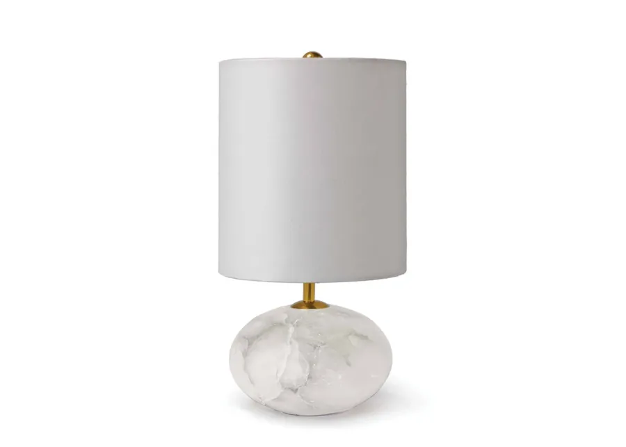 Alabaster Mini Orb Lamp