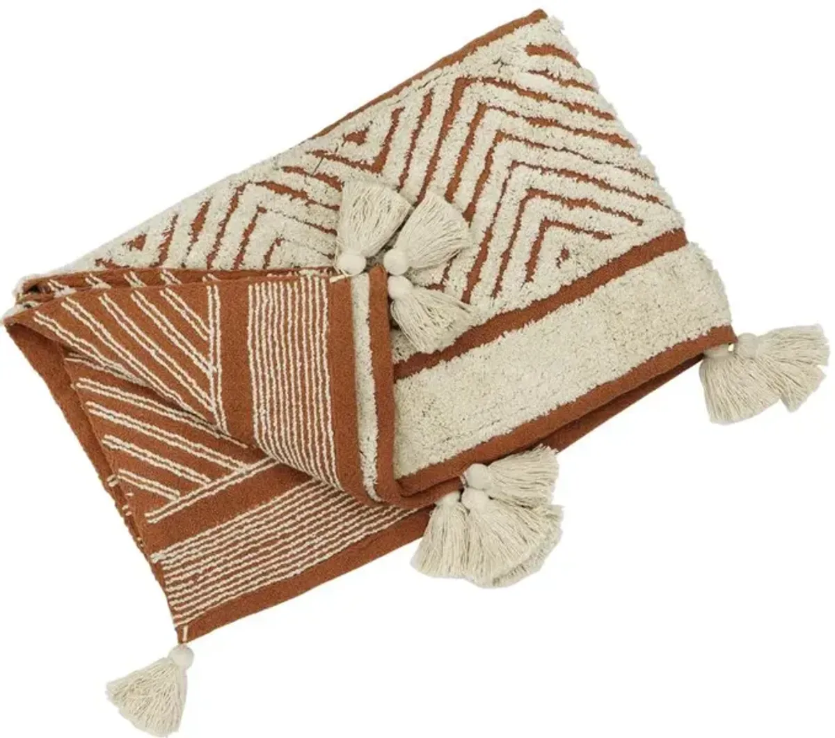 Belen Kox Woven Taupe Textured Throw, Belen Kox