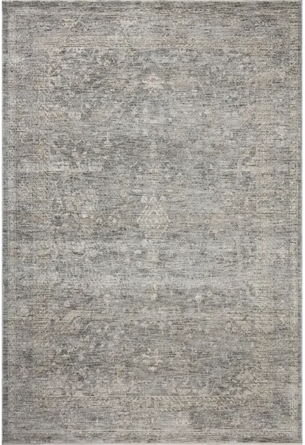II Tabitha Stone/Natural 2'7" x 10'0" Runner Rug by Loloi II