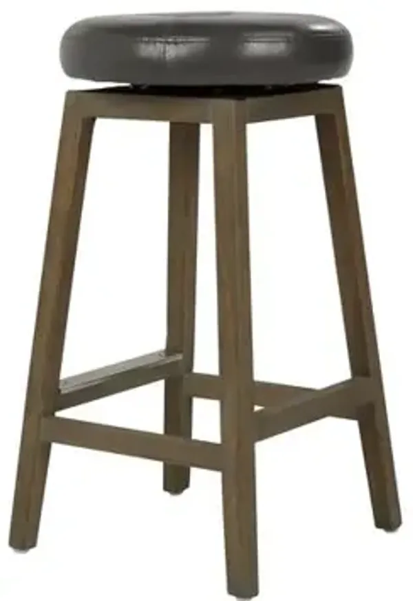 Kosas Home William Swivel 26 Round Counter Stool by Kosas Home