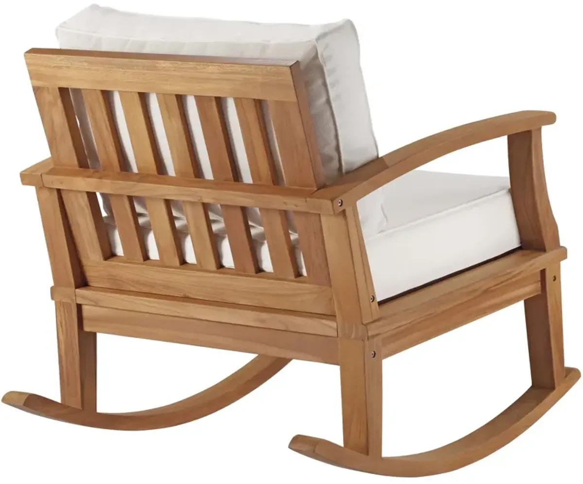 Marina Outdoor Patio Teak Rocking Chair