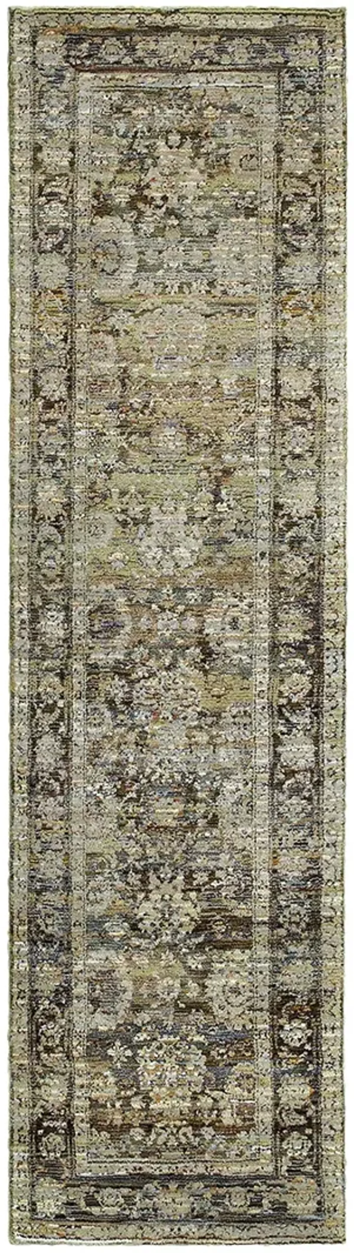 Andorra 7'10" Green Rug