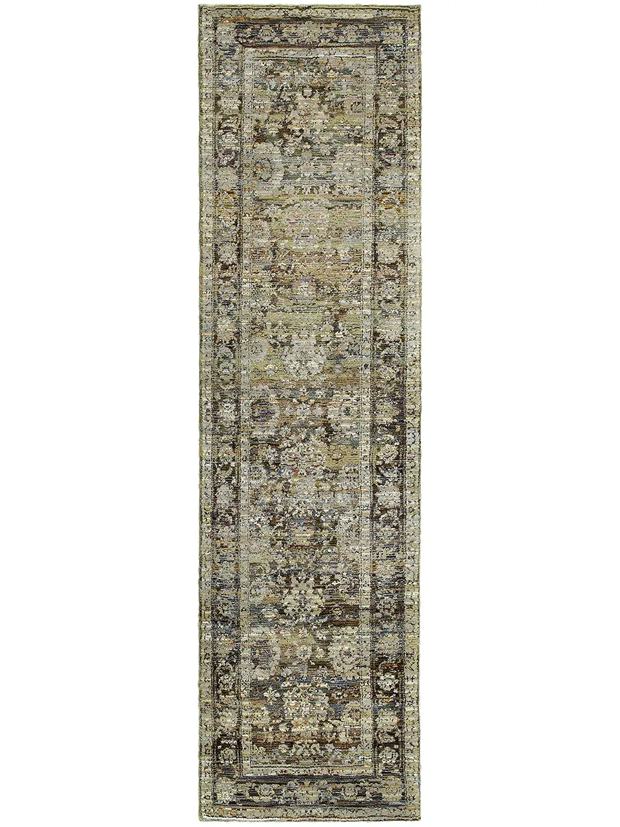 Andorra 7'10" Green Rug