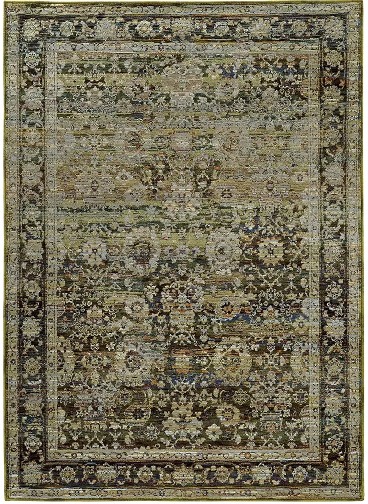 Andorra 7'10" Green Rug