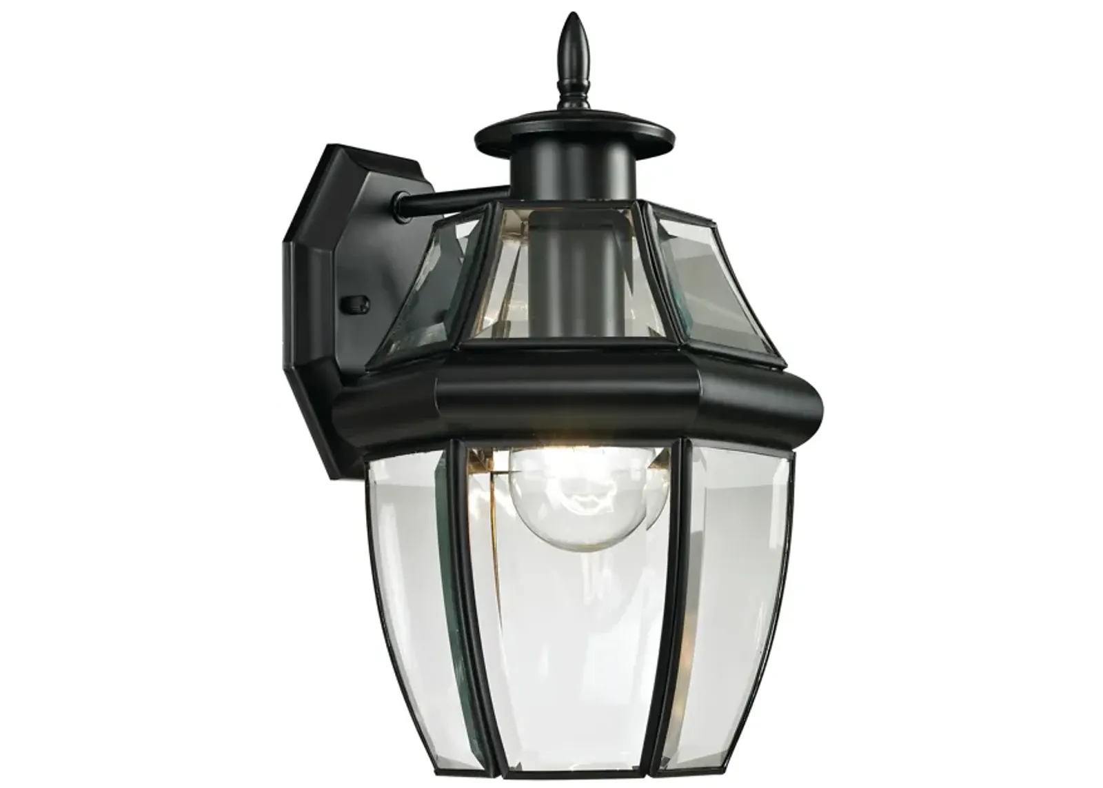 Ashford 12'' High 1-Light Black Outdoor Sconce