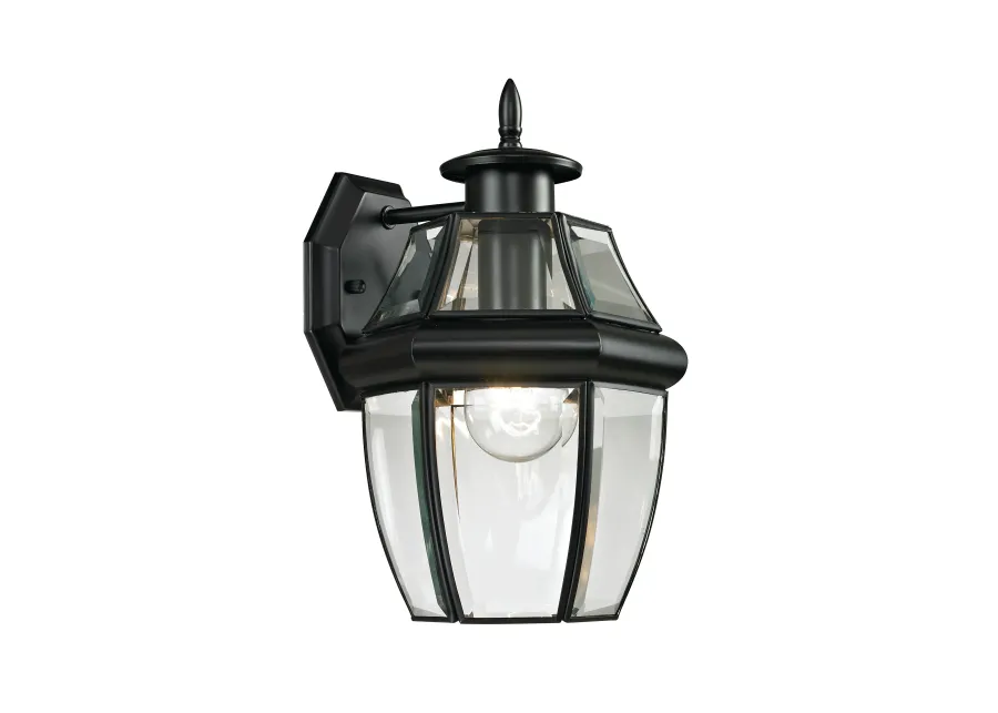 Ashford 12'' High 1-Light Black Outdoor Sconce