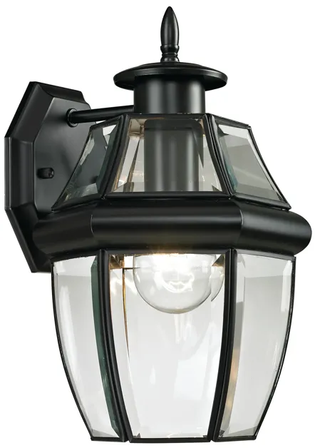 Ashford 12'' High 1-Light Black Outdoor Sconce