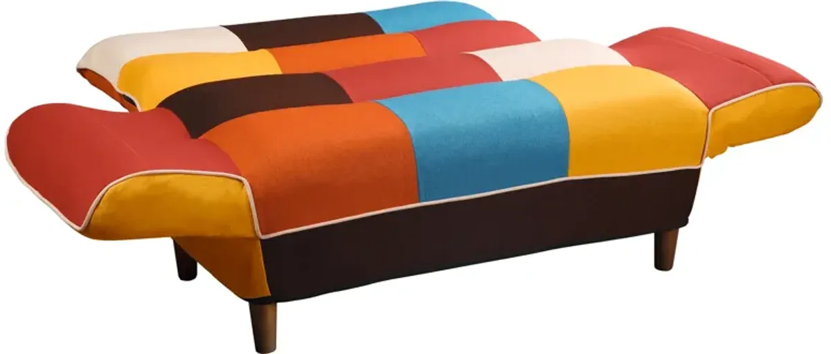 Contemporary Small Space Colorful Sleeper Sofa