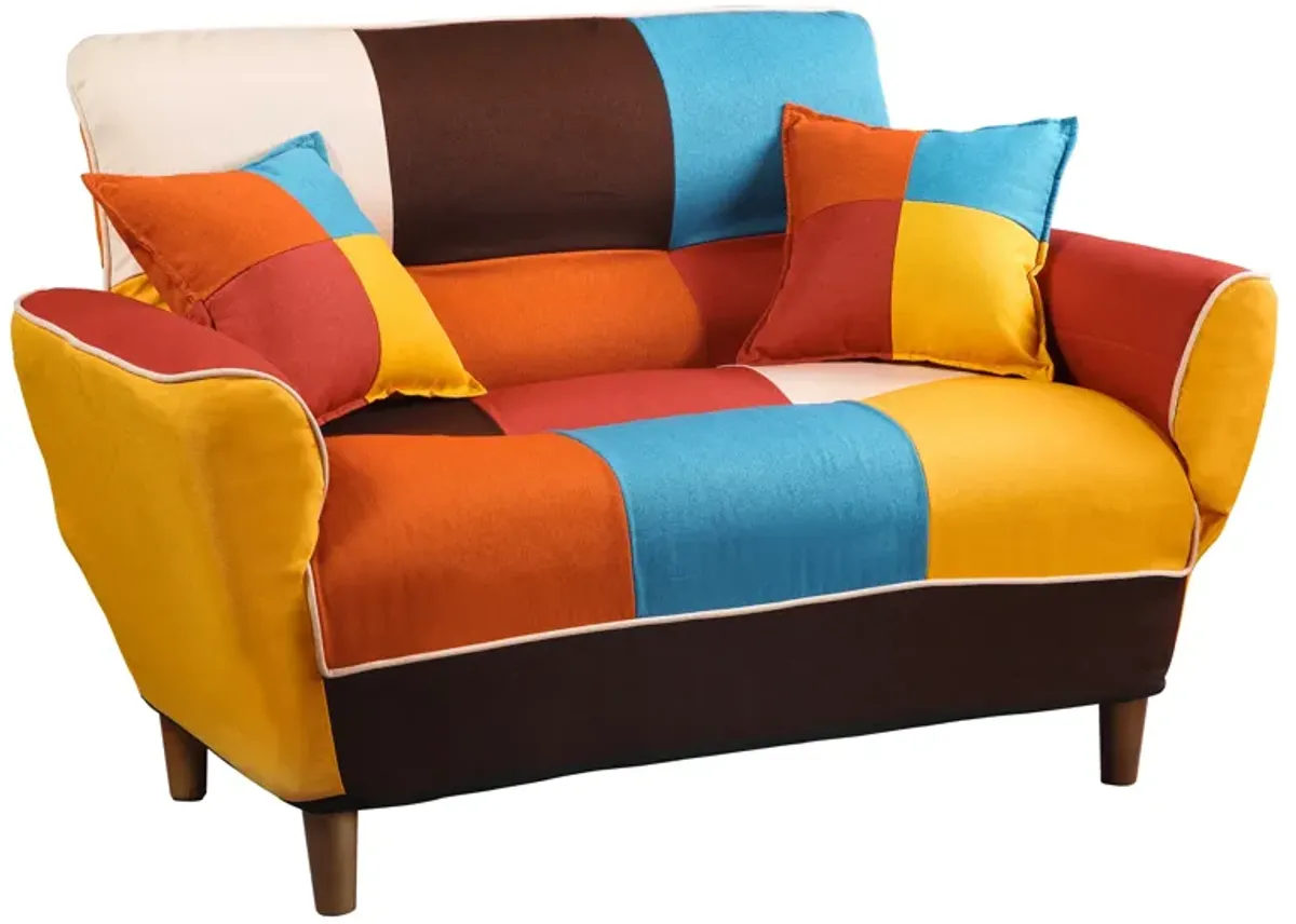 Contemporary Small Space Colorful Sleeper Sofa