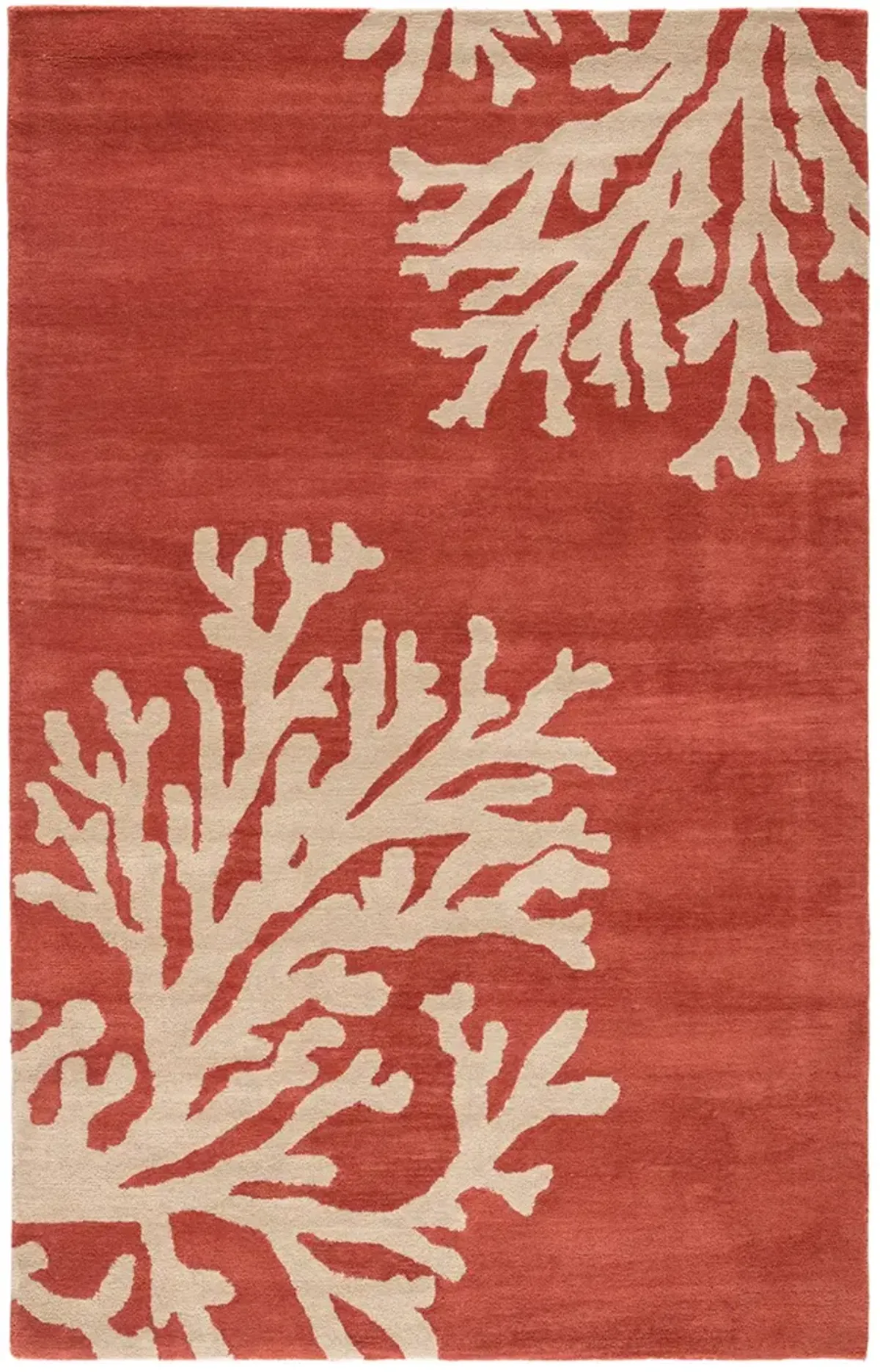 Coastal Seaside Bough Pink 5' x 8' Rug