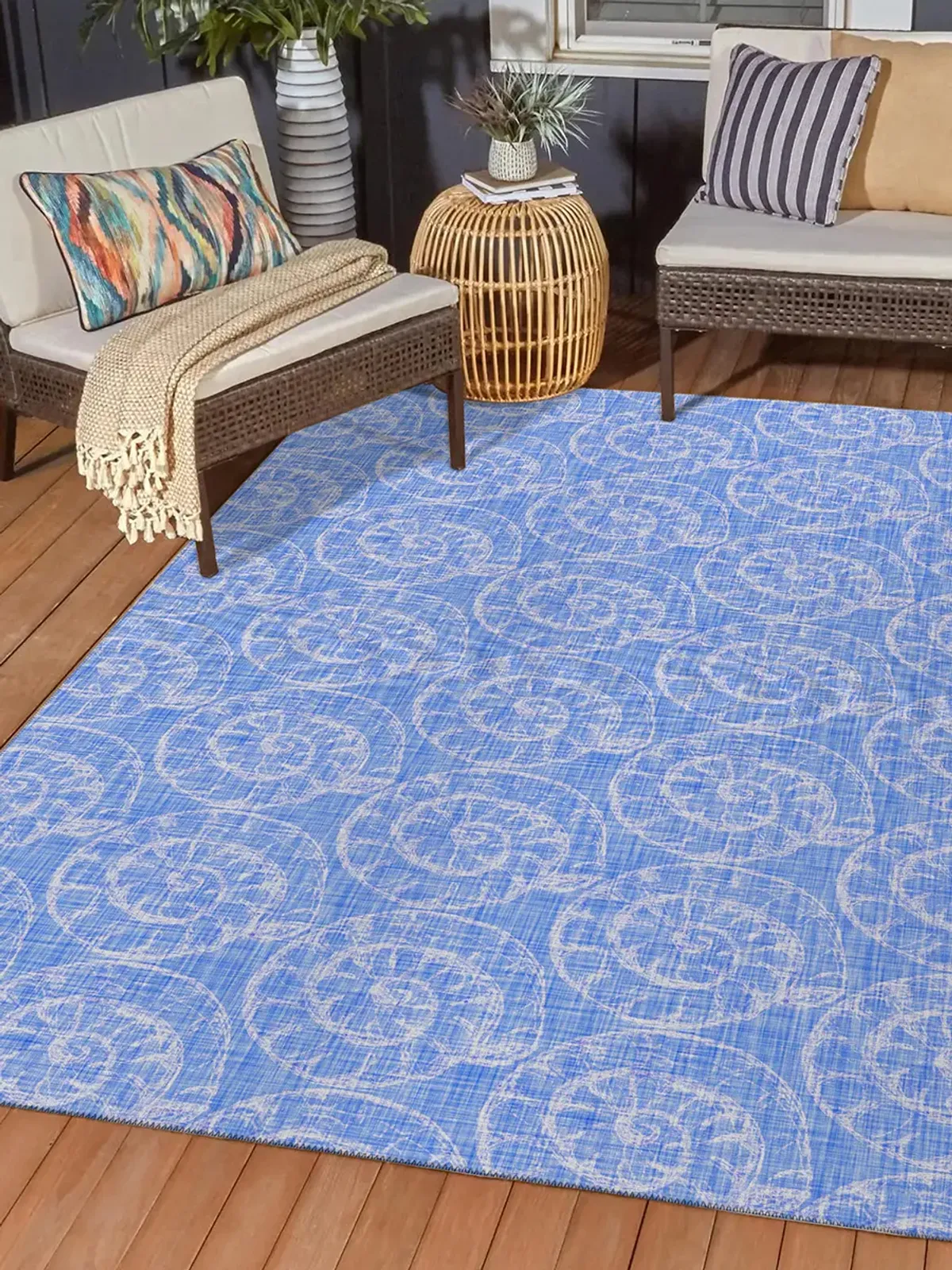 Seabreeze SZ11 Cobalt 5' x 7'6" Rug