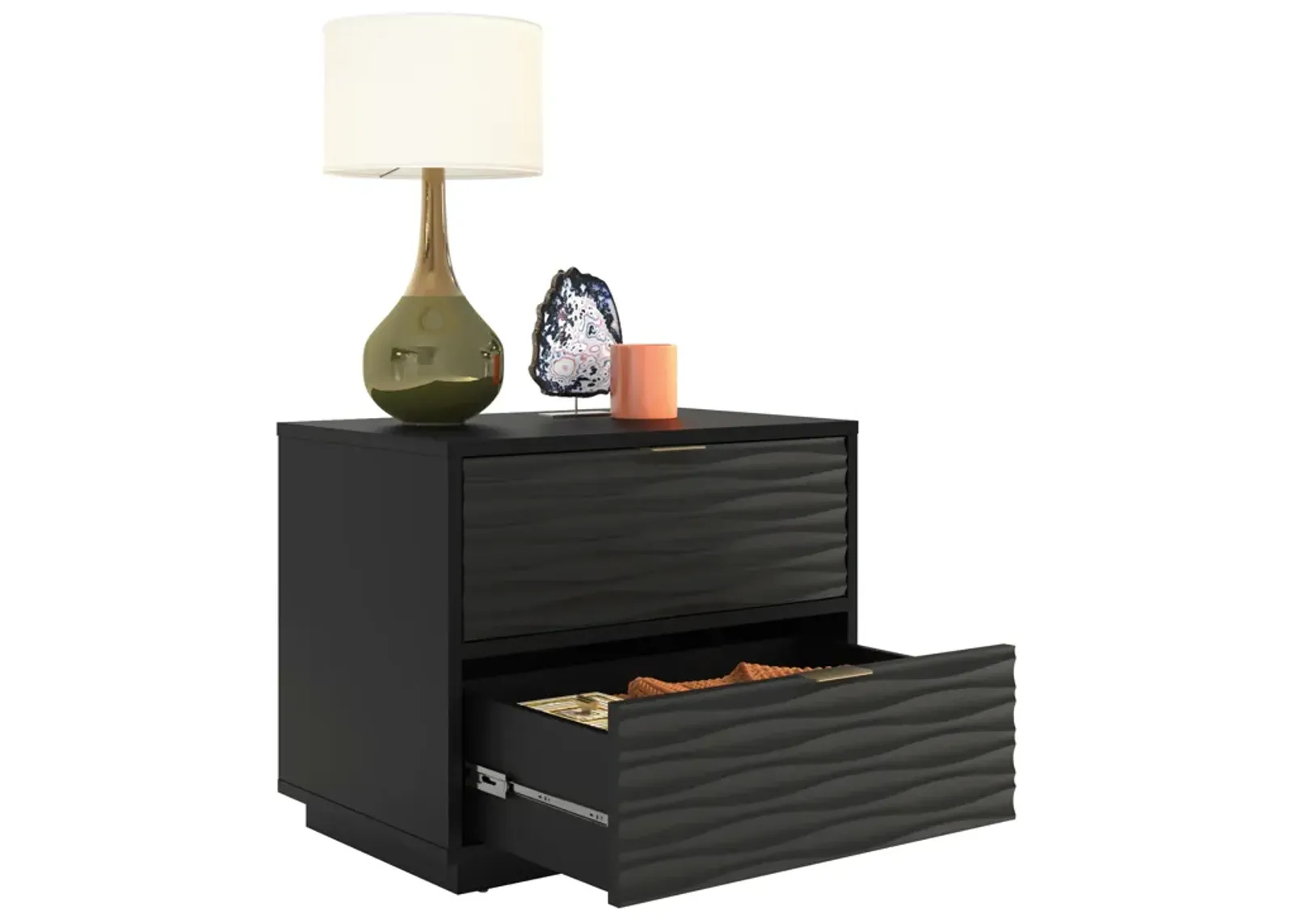 Morgan Main 2 Drawer Side Table