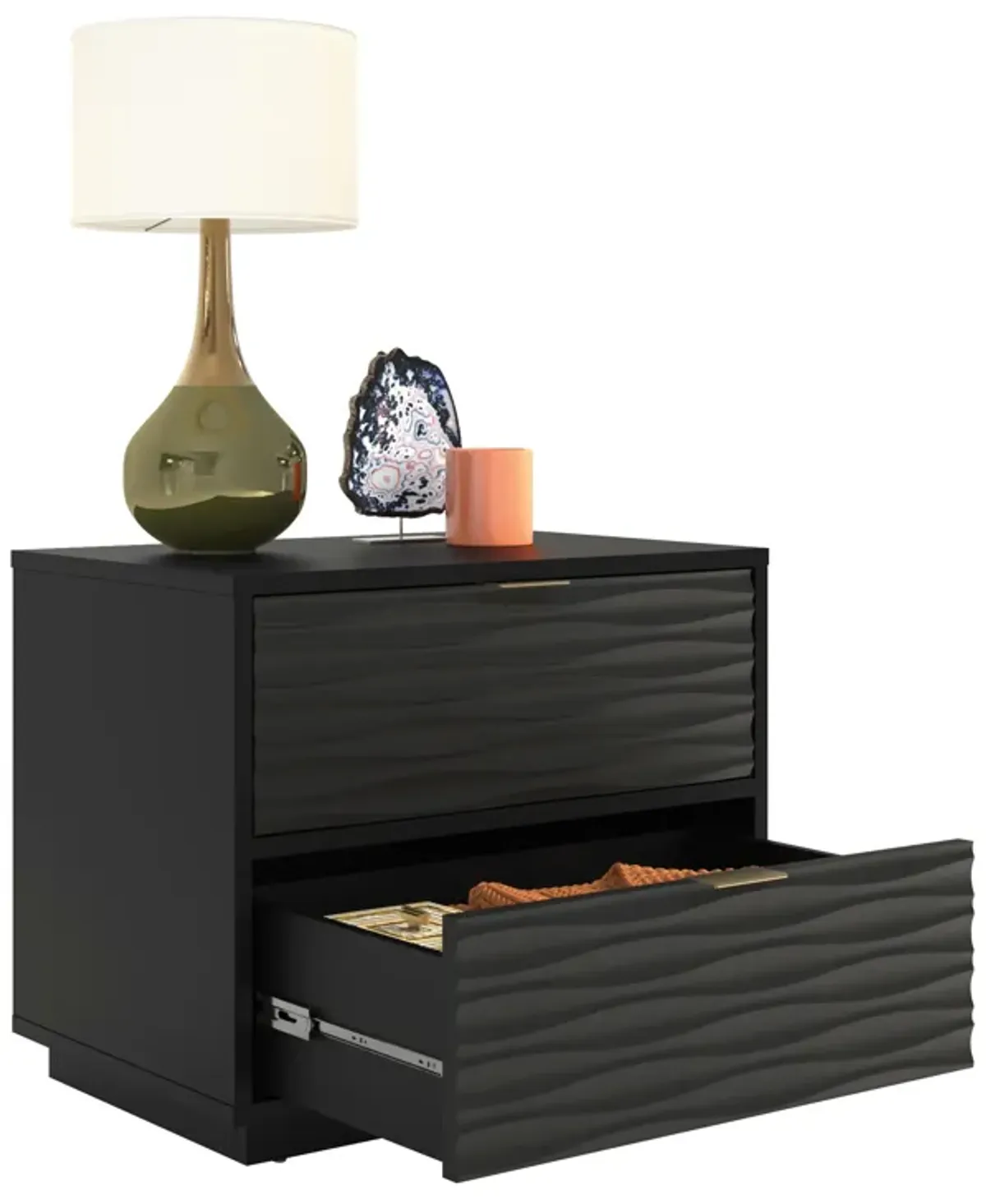 Morgan Main 2 Drawer Side Table