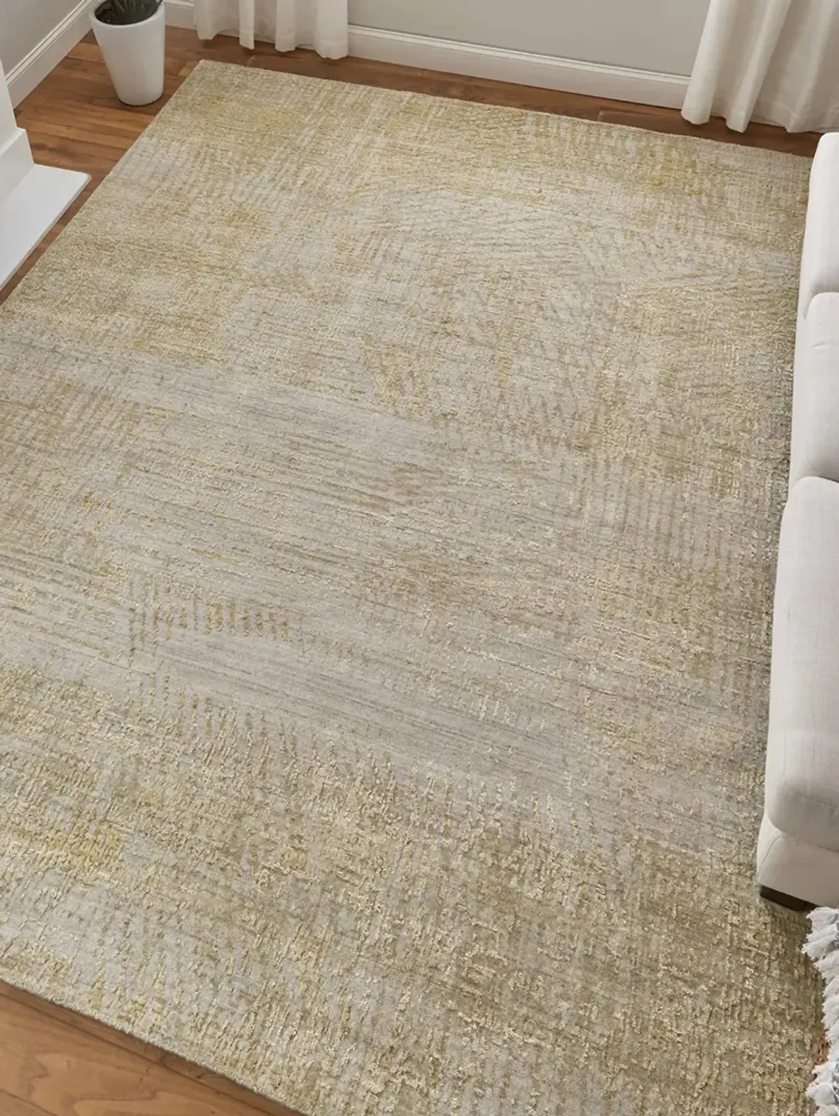 Eastfield 69FRF 9' x 12' Yellow/Ivory/Gold Rug