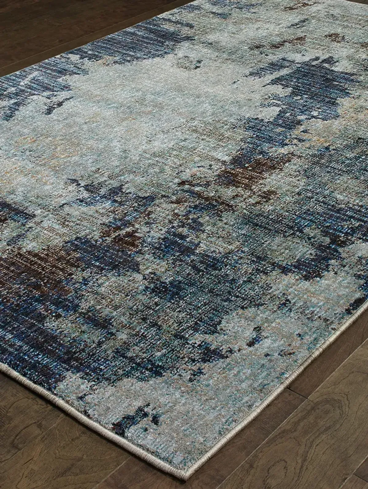 Evolution 5'3" x 7'3" Navy Rug