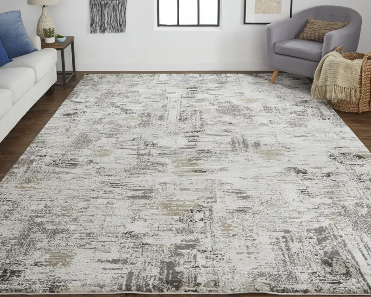 Vancouver 39FHF Ivory/Gray/Brown 9' x 12' Rug