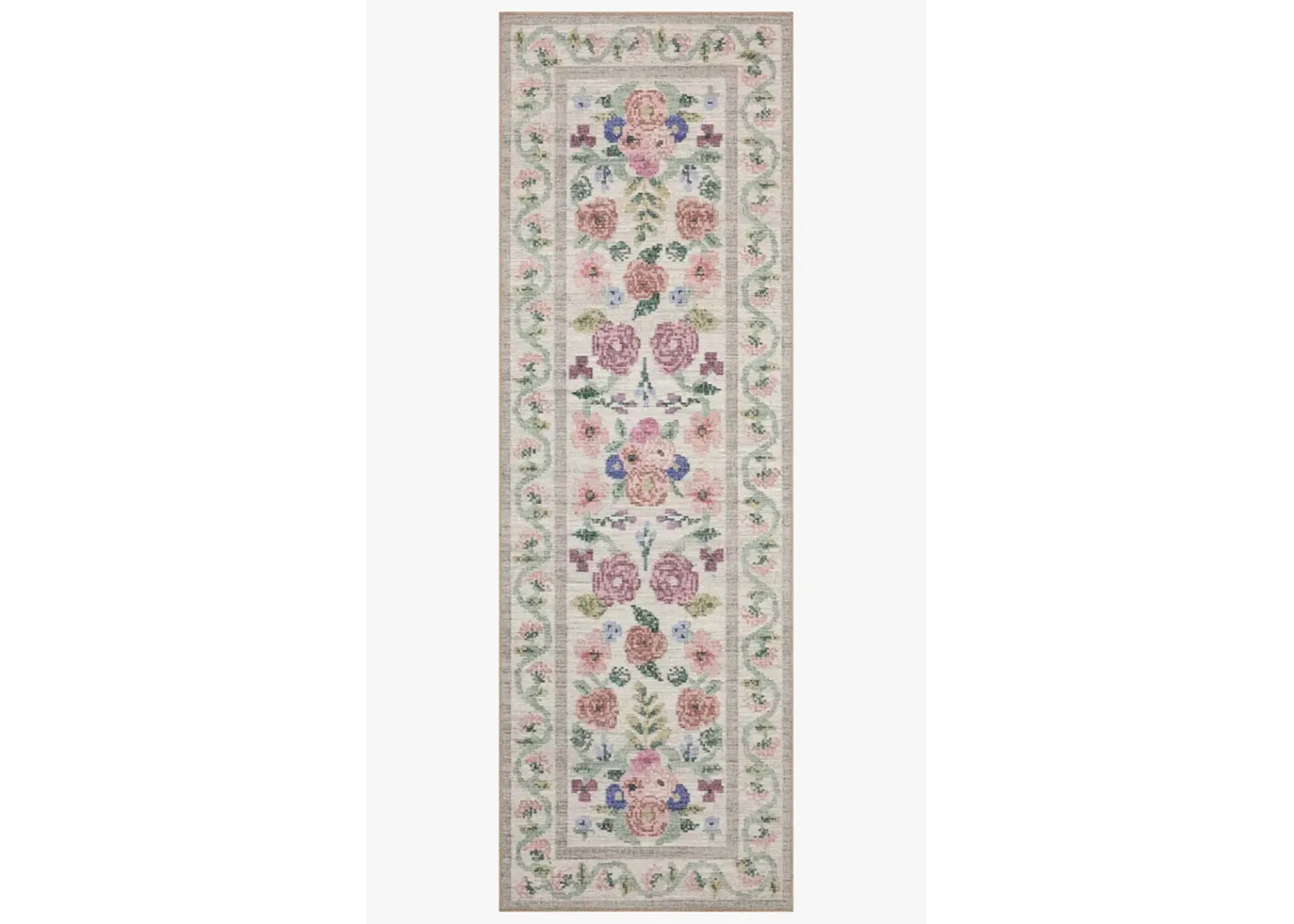 Rosa RSA-01 Ivory 2''6" x 7''6" Rug by Rifle Paper Co.