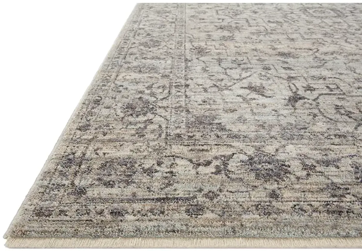 Sorrento SOR01 Mist/Charcoal 6'7" x 9'10" Rug