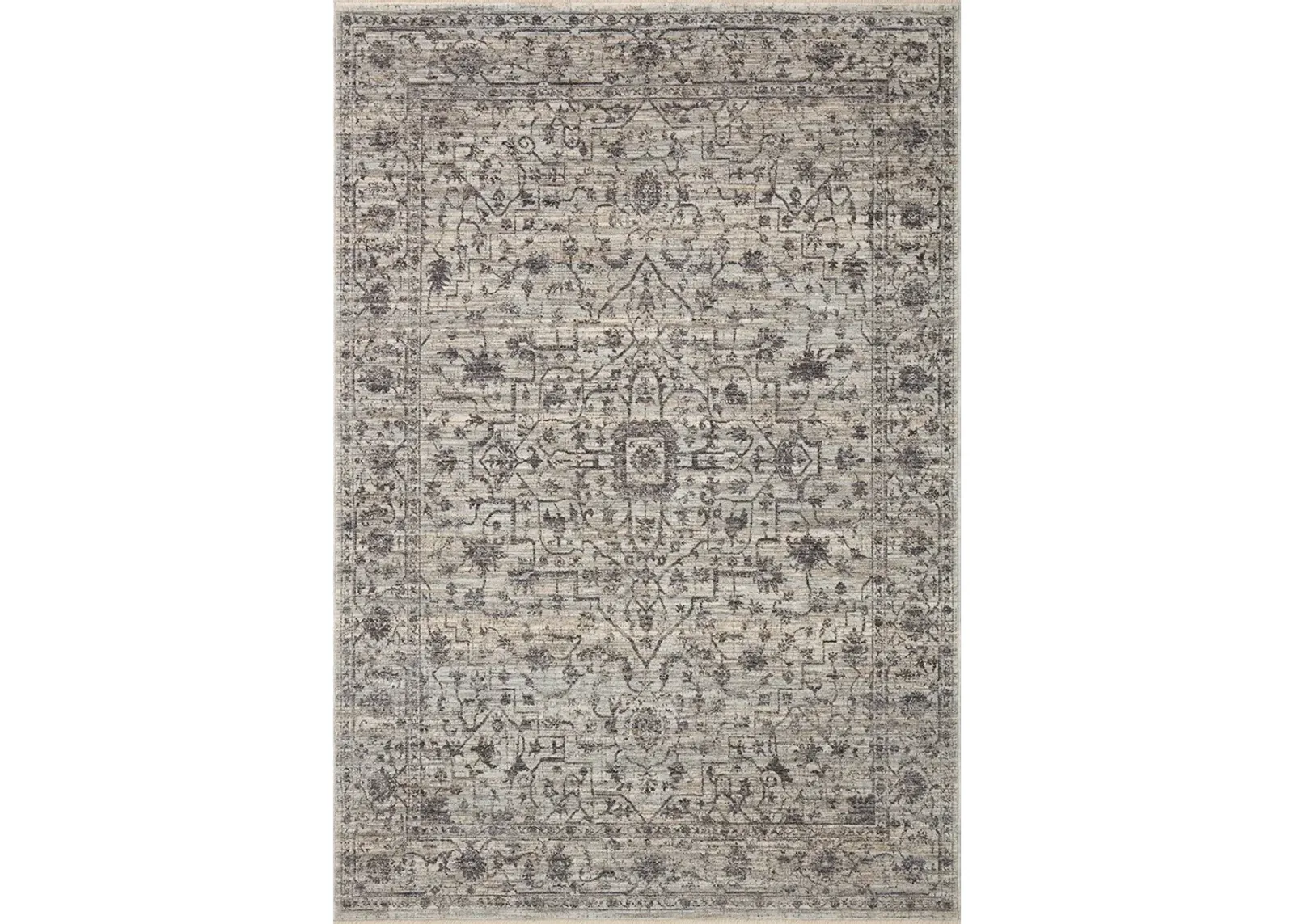 Sorrento SOR01 Mist/Charcoal 6'7" x 9'10" Rug