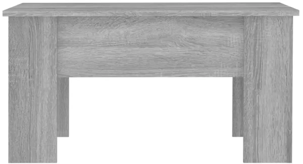 vidaXL Coffee Table Gray Sonoma 31.1"x19.3"x16.1" Engineered Wood