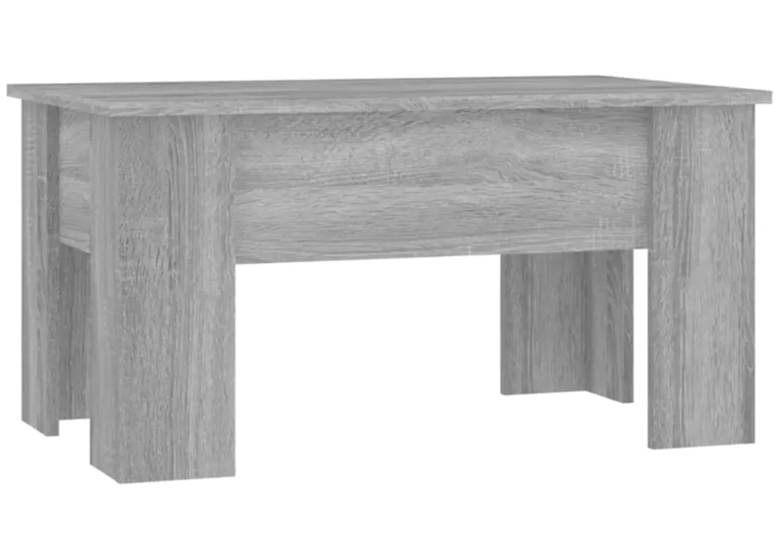 vidaXL Coffee Table Gray Sonoma 31.1"x19.3"x16.1" Engineered Wood